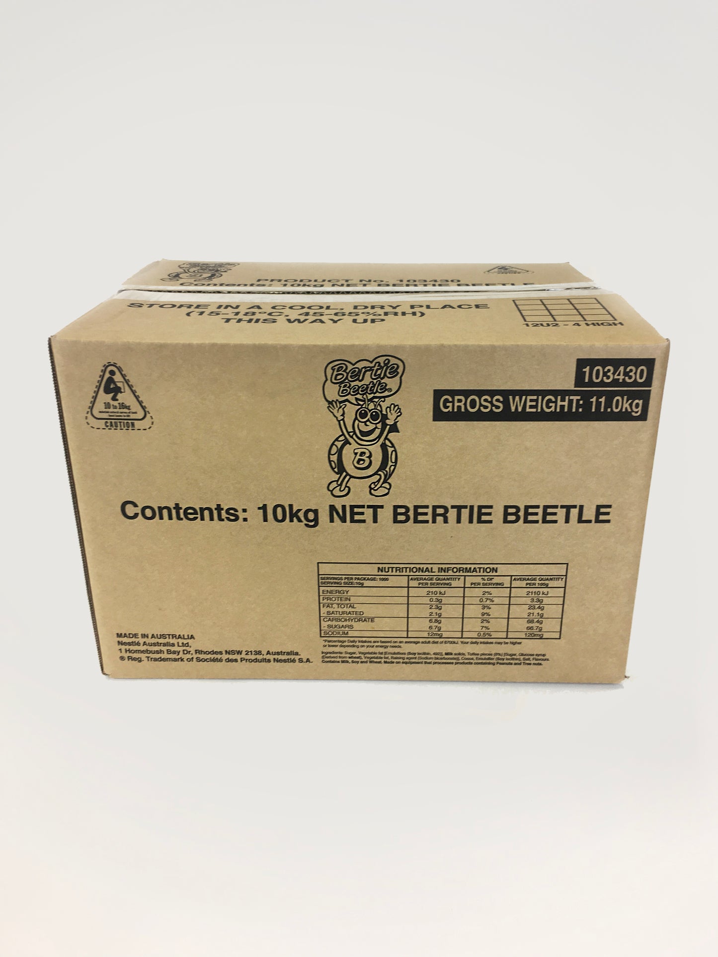 Bertie Beetle Carton 10KG | 980 units- PRE-ORDER ONLY