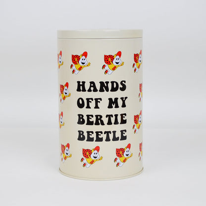 Bertie Beetle Christmas Tin - 30 Bertie Beetle Chocolates + Ribbon + Card