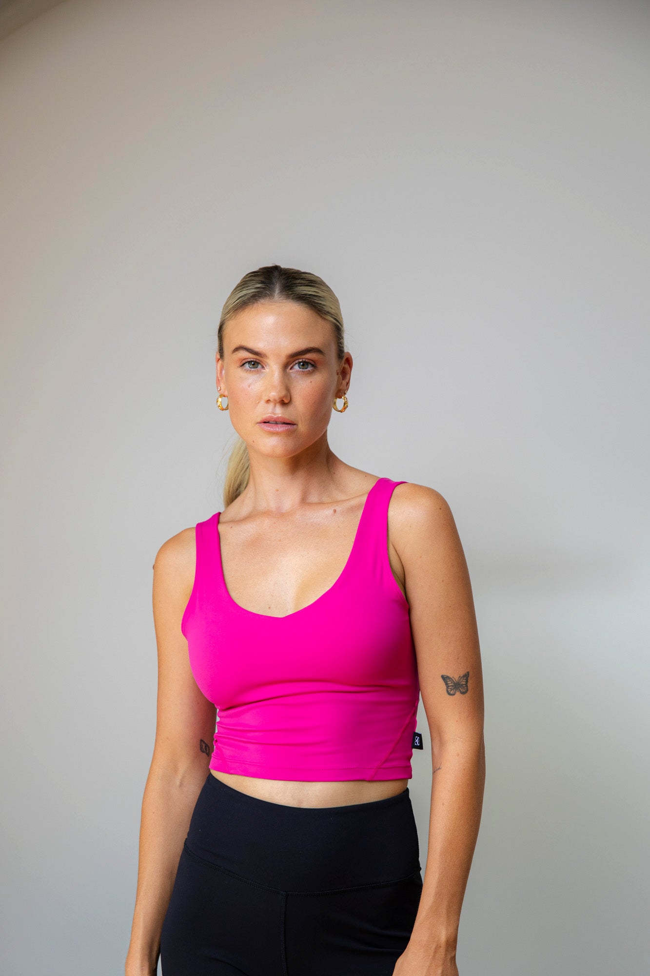 Stella Athletic with Pink Crop Top