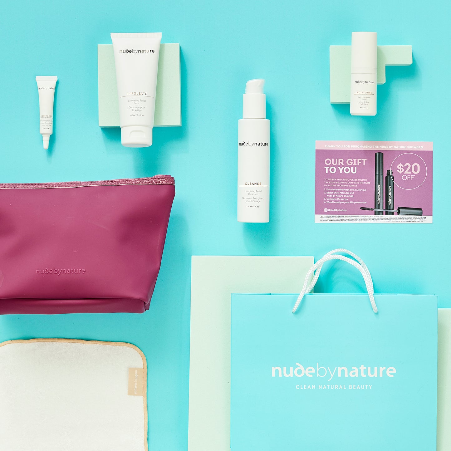 Nude by Nature Skincare 2023 Showbag