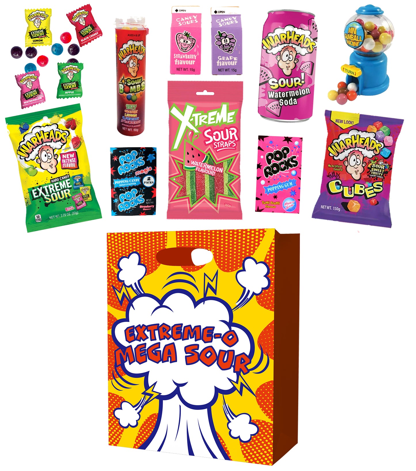 Extreme-o Mega Sour Showbag