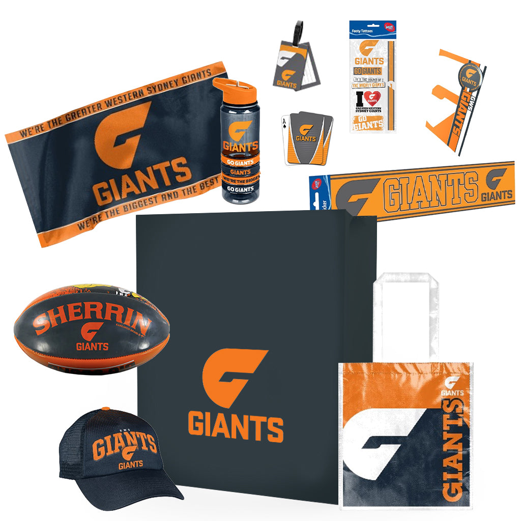 AFL Greater Western Sydney Giants Showbag with Sherrin Football