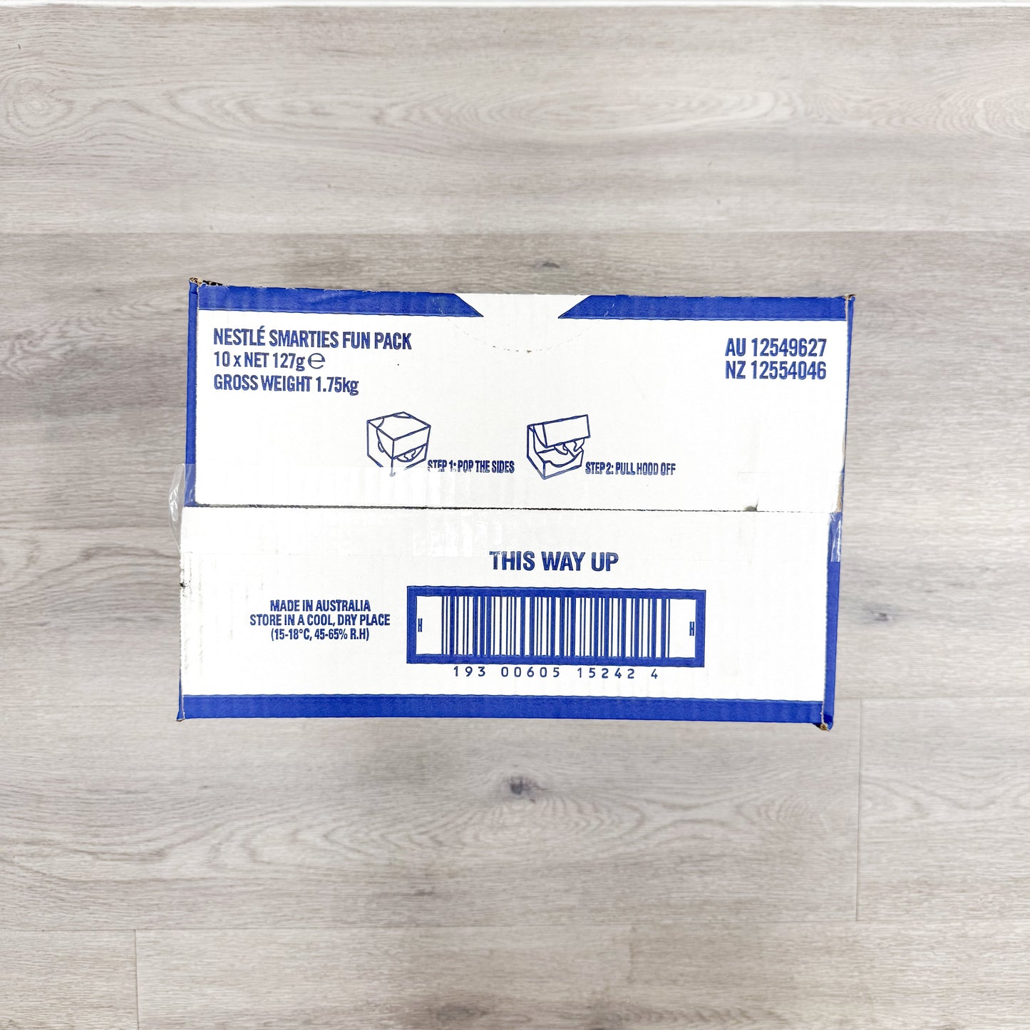 Smarties Funpack Carton | 127g / 10x Mini Smarties Bags