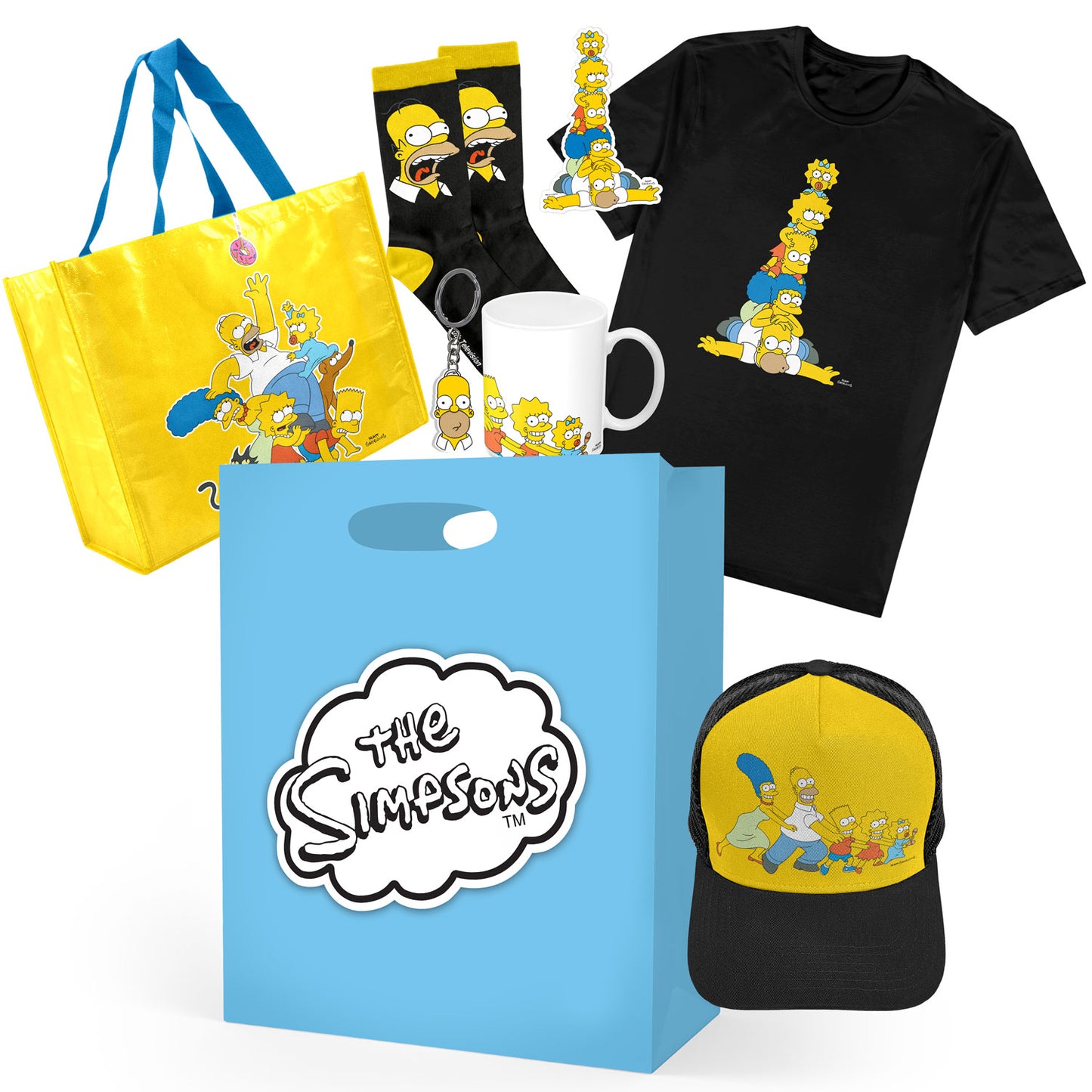 The Simpsons with T-Shirt Showbag
