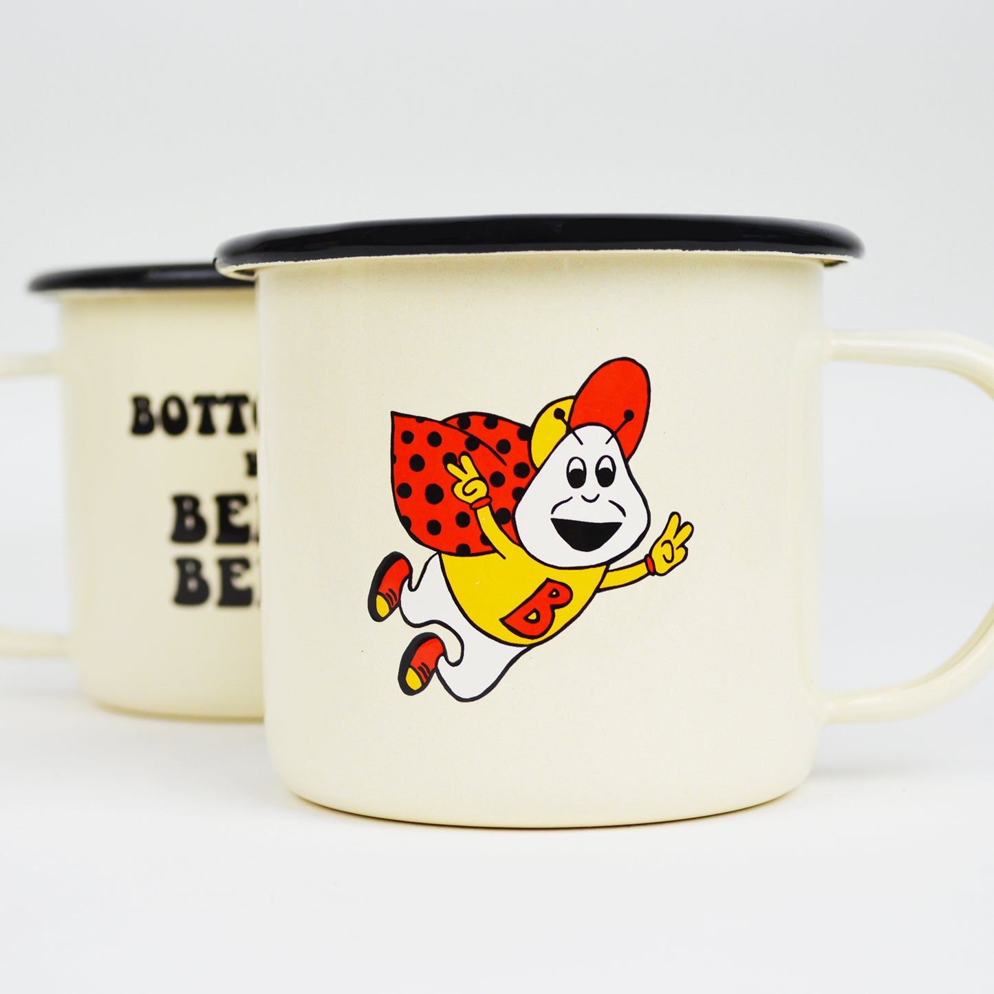 Bertie Beetle Retro Camping Mug Set