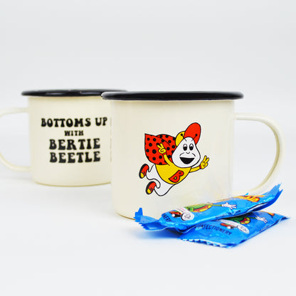 Bertie Beetle Retro Camping Mug Set